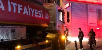 Bursa'da bir iş hanının çatısı alev alev yandı