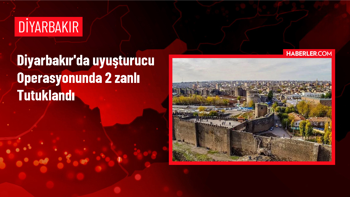 Diyarbakır'da Uyuşturucu Operasyonunda 2 Şüpheli Tutuklandı