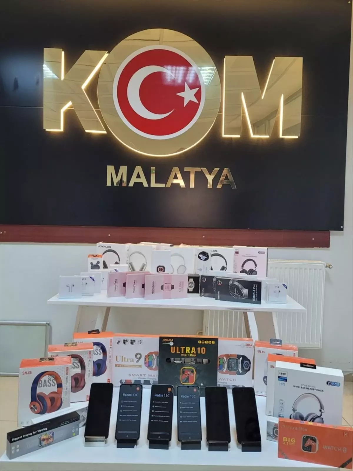 Malatya'da Kaçak Malzemeler Ele Geçirildi, Şüpheli Gözaltına Alındı