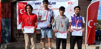 Düzceli Sporcular Okul Sporları Gençler Oryantiring Türkiye Şampiyonasında 2 Madalya Kazandı
