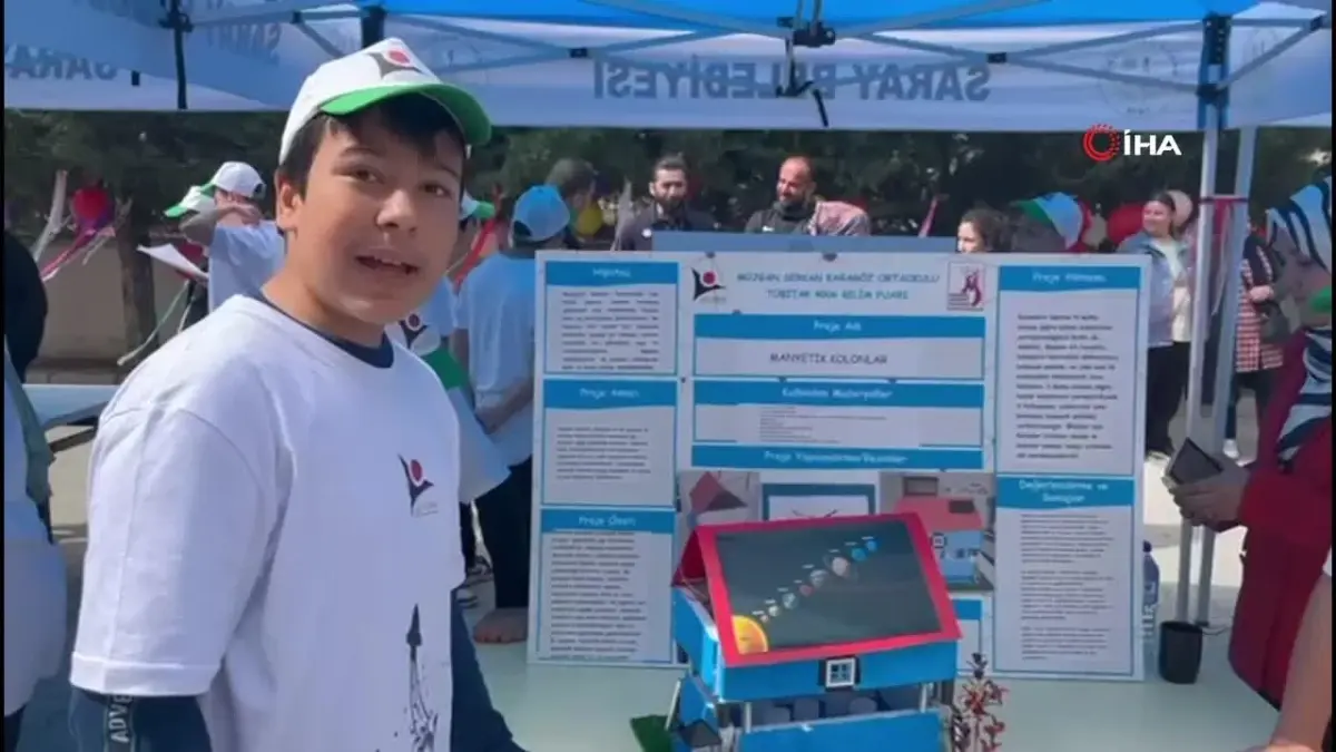 Ortaokul öğrencilerinin hazırladığı bilim fuarı açıldı