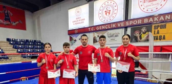 Aydın Boksçuları Türkiye Ferdi Boks Şampiyonası'ndan 4 Madalya İle Döndü