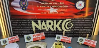 Batman'da Narkotik Operasyonunda 2 Kilodan Fazla Uyuşturucu Ele Geçirildi