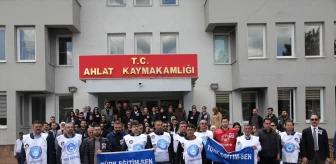 Bitlis'te okul müdürünün öldürülmesi protesto edildi