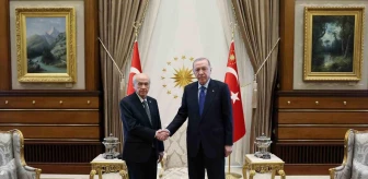 Cumhurbaşkanı Erdoğan, MHP Genel Başkanı Bahçeli ile Görüştü
