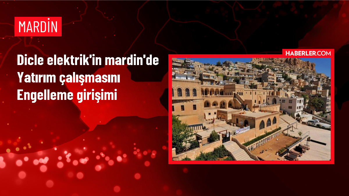Dicle Elektrik çalışanları Mardin'de engellendi