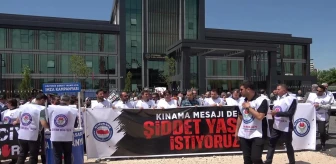 Diyarbakır'da öğretmenler şiddete karşı iş bıraktı