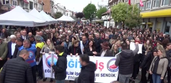 Edirne'de Öğretmenler Şiddeti Protesto Etti, Bir Gün İş Bıraktı