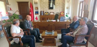 Kale Belediye Başkanı İhsan Özbay, Kale Kaymakam Vekili Ceyhun Denli'yi ziyaret etti