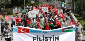 Kayseri Üniversitesi Filistin halkına destek için yürüyüş düzenledi
