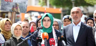 AK Parti Konya Kadın Kolları Gazze'deki Anneler İçin Açıklama Yaptı
