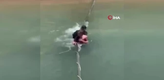 Şanlıurfa'da sulama kanalında akıntıya kapılan çocuk son anda kurtarıldı