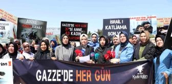 Şanlıurfa'da Kadınlar İsrail'e Tepki Gösterdi
