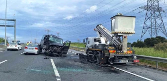 Hasdal-Kemerburgaz yolunda kaza: 3 kişi yaralandı
