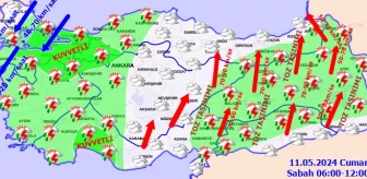 Türkiye'nin birçok bölgesinde kuvvetli yağış bekleniyor