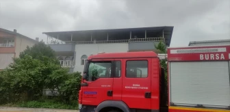 Orhangazi'de bir evde çıkan yangın söndürüldü