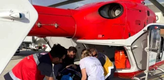 Hasta Helikopter Ambulansla Van'a Sevk Edildi