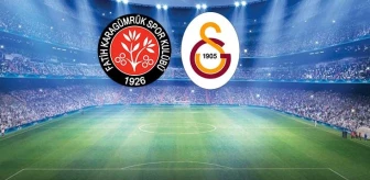 Fatih Karagümrük-Galatasaray maçında ilk 11'ler belli oldu