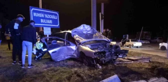 Elbistan'da trafik kazası: 2 kişi yaralandı