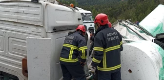 Adana'da zincirleme trafik kazası: 2'si ağır 6 yaralı