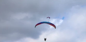 Uşak'ta Yamaç Paraşütü Yarışması Tamamlandı