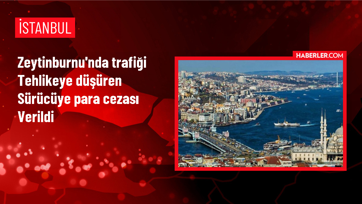 Zeytinburnu'nda Makas Atan Sürücüye 9 Bin 325 Lira Cezai İşlem Uygulandı