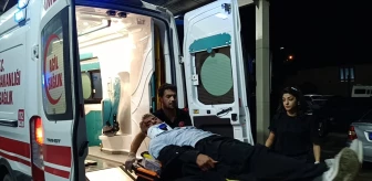 Adana'nın Kozan ilçesinde bariyere çarpan otomobildeki 2 kişi yaralandı
