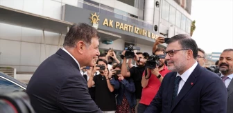 İzmir Büyükşehir Belediye Başkanı Cemil Tugay, AK Parti İzmir İl Başkanı Bilal Saygılı'yı ziyaret etti