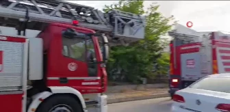İzmir'de tekstil fabrikasındaki yangın