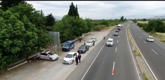 Aydın'ın Karacasu ilçesinde yol kontrolleri yapıldı