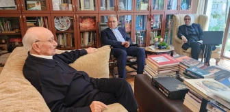 Kayseri Büyükşehir Belediye Başkanı Memduh Büyükkılıç, ÇEKÜL Vakfı Başkanı Prof. Dr. Metin Sözen'i ziyaret etti