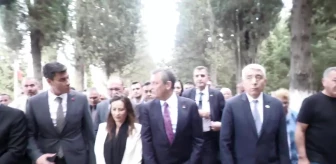 CHP Genel Başkanı Özgür Özel, Soma Maden Şehitliği'nde anma etkinliğine katıldı