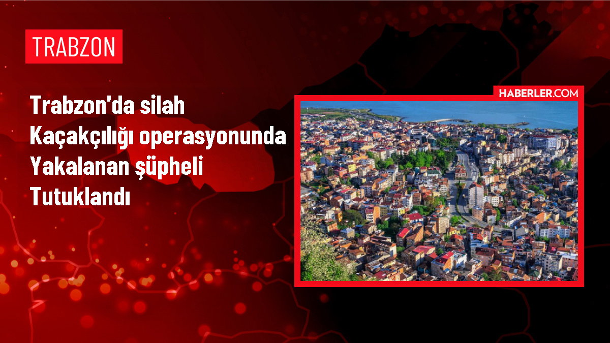 Trabzon'da silah kaçakçılığı operasyonunda bir şüpheli tutuklandı