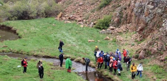 Erzurum Yürüyüş Grubu Olumsuz Hava Şartlarına Rağmen Rotasını Tamamladı