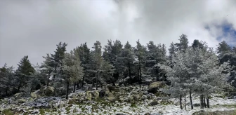 Bolu'nun yüksek kesimlerinde kar yağışı etkisini gösterdi
