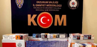 Erzurum'da Kaçak Sigara Operasyonu