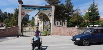 Hisarcık'ta öğretmenlerden Engelliler Haftası kamu spotu