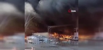 İsrail'de askeri üste yangın çıktı