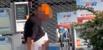 İtalya'da benzin istasyonunda tuhaf olay: Yaşlı adam kendini tatmin ederken benzin pompasını makatına soktu