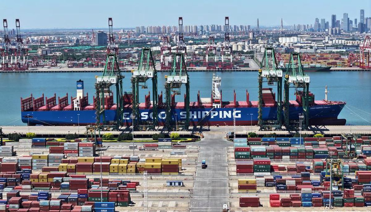 Tianjin Limanı'ndan ABD'ye doğrudan nakliye rotası başlatıldı