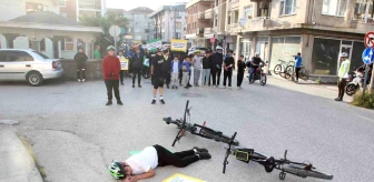 Düzce'de Bisikletliler Trafikte Farkındalık Oluşturdu