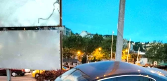 Zonguldak'ta Otomobil Refüje Çıktı