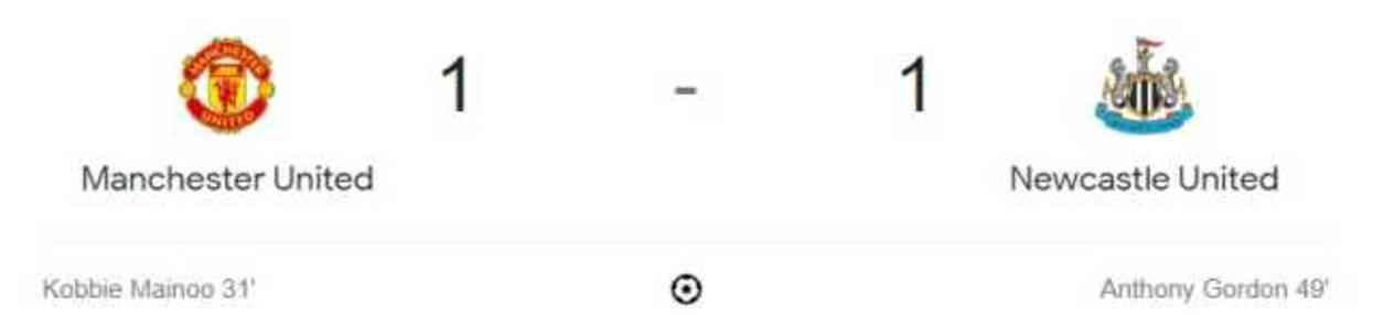 Manchester United Newcastle maçı kaç kaç, bitti mi? MAÇ SKORU! M.United Newcastle maçı kaç kaç, canlı maç skoru! Manchester United Newcastle maçı kaç kaç, bitti mi? MAÇ SKORU! M.United Newcastle maçı kaç kaç, canlı maç skoru!