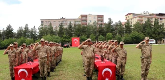 Siirt İl Jandarma Komutanlığı'nda Özel Bireylerin Askerlik Yemin Töreni