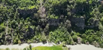 Şırnak'ın Uludere ilçesindeki doğal güzellikler dron ile görüntülendi