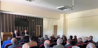 Sivas'ın Akıncılar ilçesinde muhtarlar toplantısı gerçekleştirildi