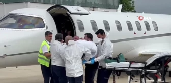 Umre'de rahatsızlanan Türk hasta ambulans uçakla yurda getirildi