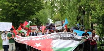 AGÜ'den Filistin'e Destek Yürüyüşü