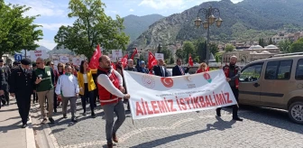 Amasya'da Aile Haftası kapsamında yürüyüş gerçekleştirildi