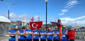 Palandöken Masterler Koşu Grubu Bakü'de Yarı Maratona Katıldı